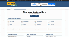 Desktop Screenshot of deccanjobs.com