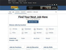 Tablet Screenshot of deccanjobs.com